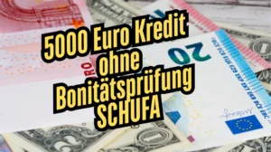 5000 Euro Kredit ohne Bonitätsprüfung / SCHUFA Schnelle Liquidität