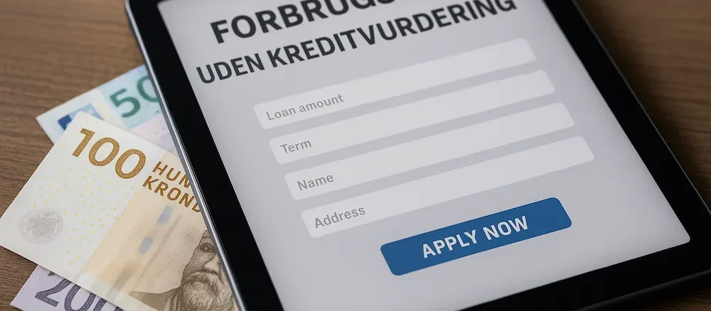 Forbrugslån uden Kreditvurdering