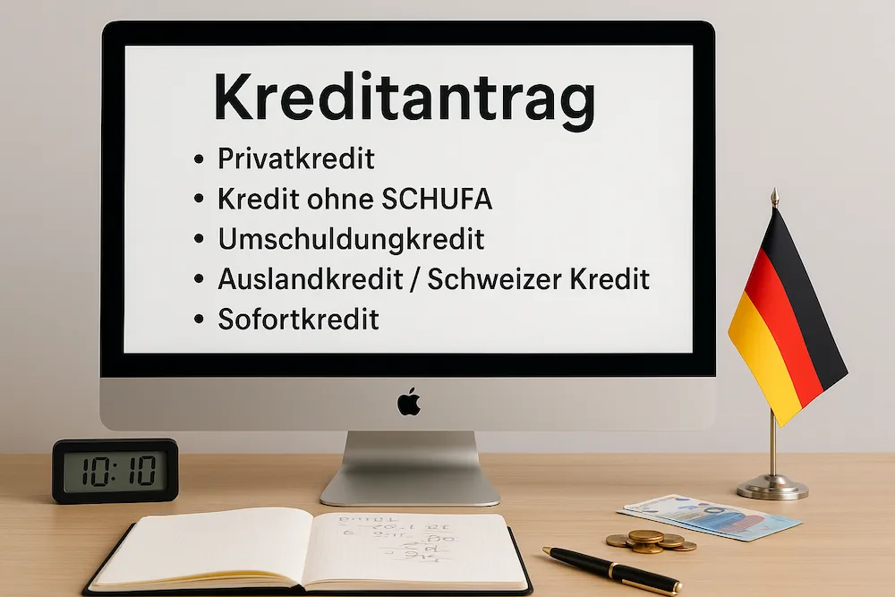 Kreditantrag | Schnell Kredit beantragen