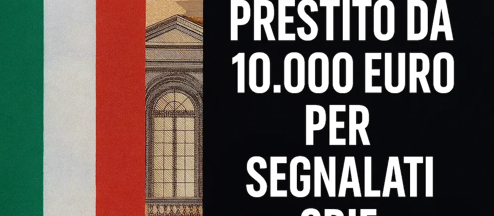 Prestito da 5.000 Euro per Segnalati CRIF