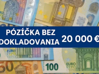 Rýchla pôžička bez dokladovania príjmu do 20.000€