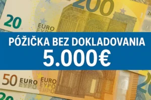 Rýchla Pôžička Bez Dokladovania Príjmu do 5.000 €