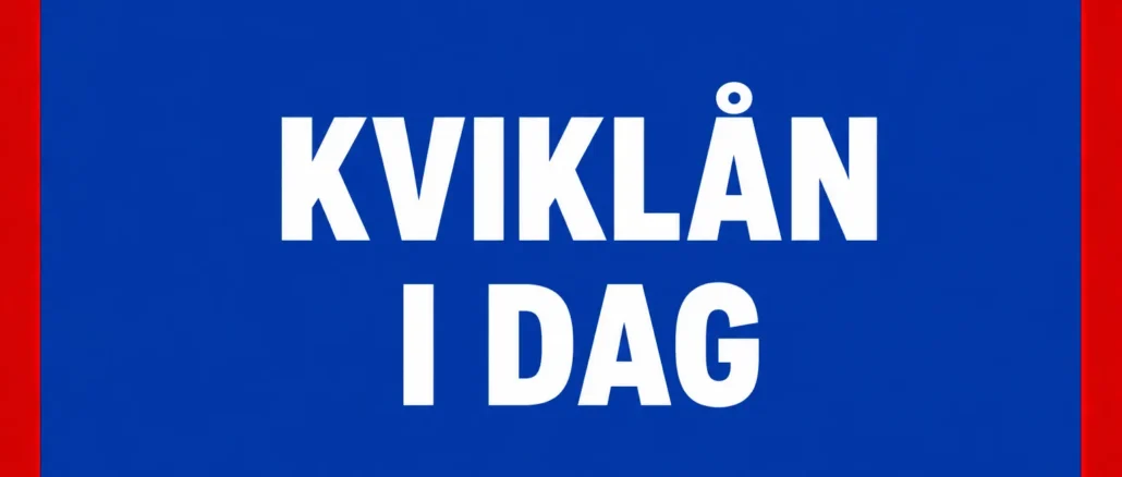 Kviklån i Dag