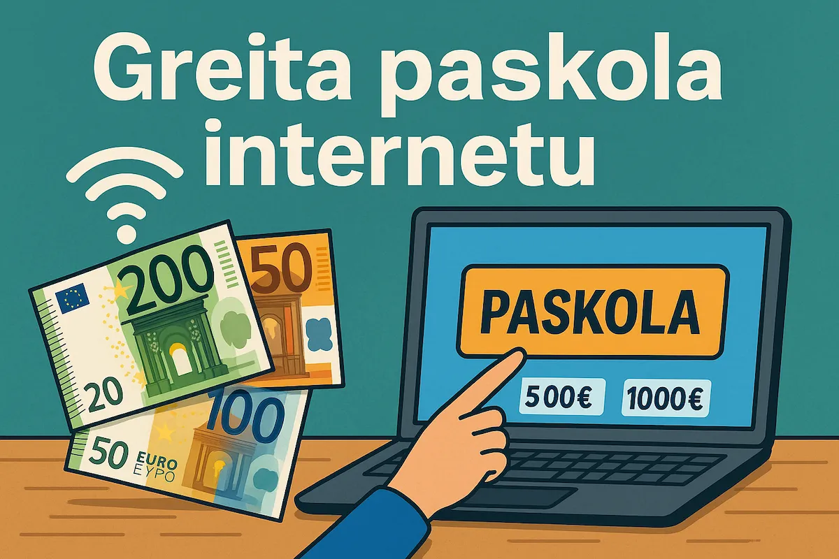 Greita paskola internetu