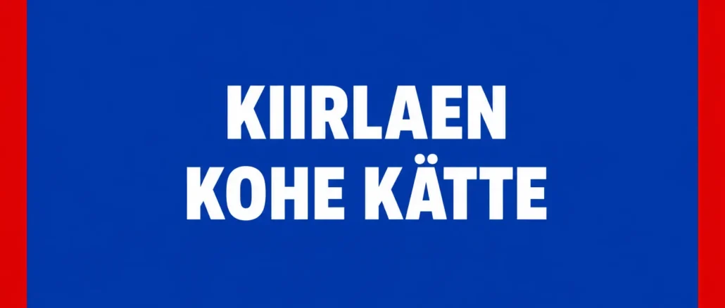 Kiirlaen kohe kätte
