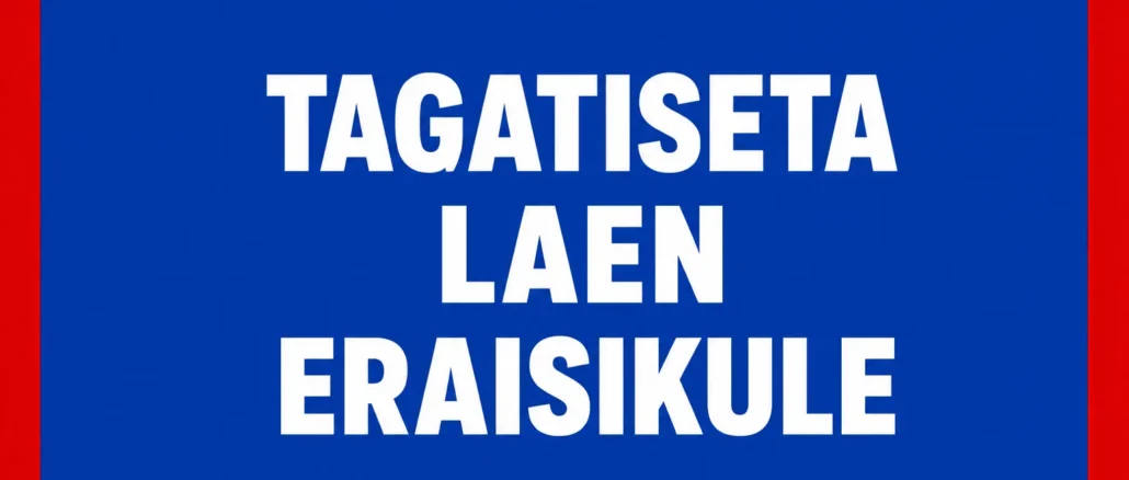 Tagatiseta laen eraisikule