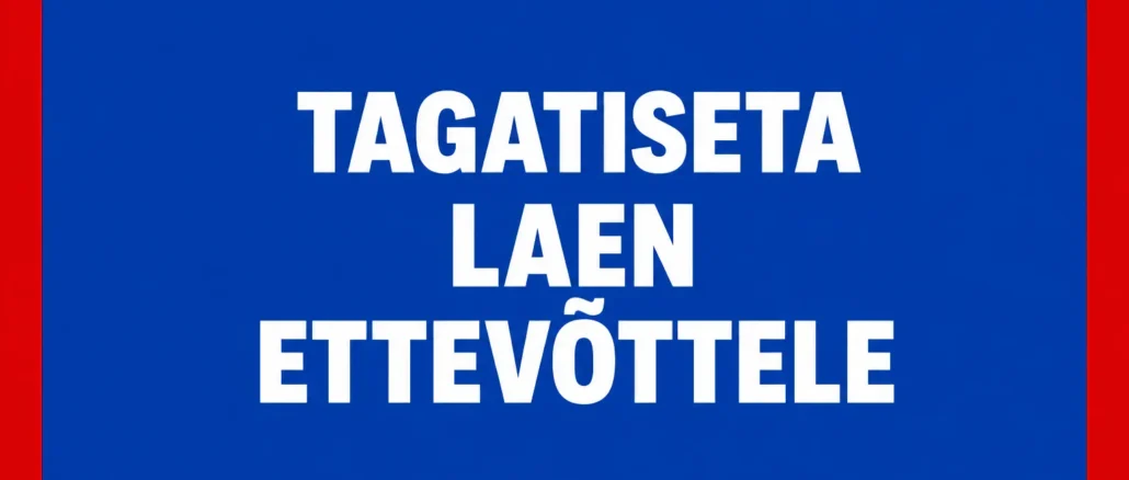 Tagatiseta laen ettevõttele