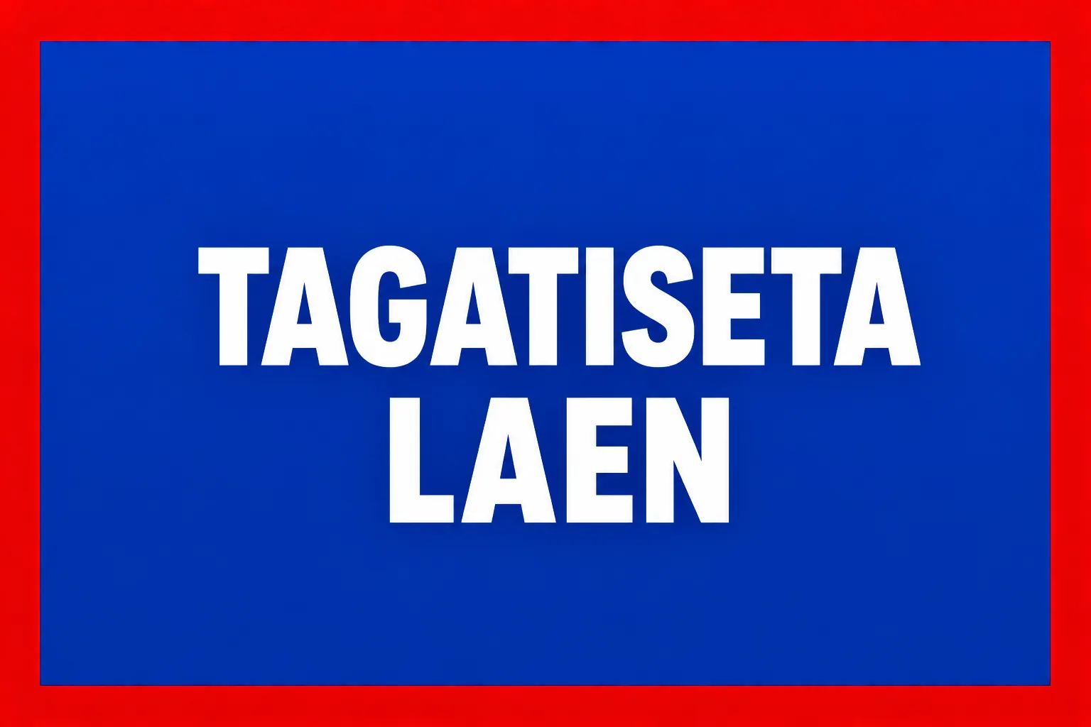 Tagatiseta laen
