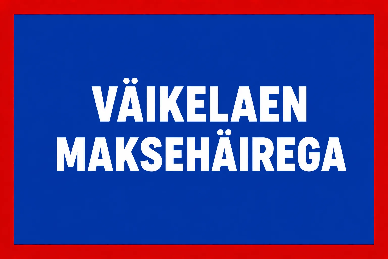Väikelaen maksehäirega