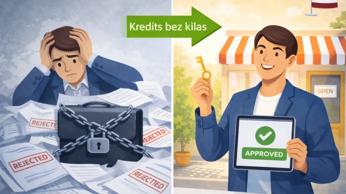 Kredīti uzņēmumiem bez ķīlas Latvijā – finansējums mazajam biznesam