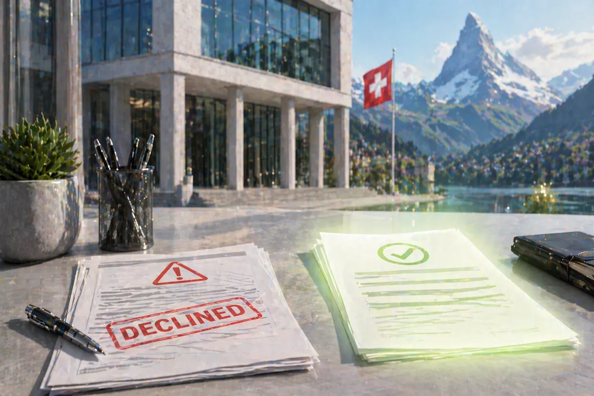 Kredit abgelehnt in der Schweiz