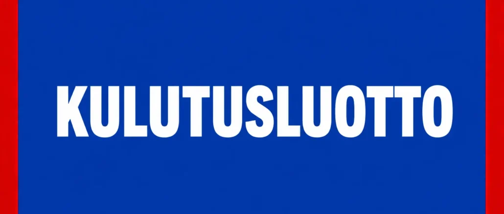 Kulutusluotto
