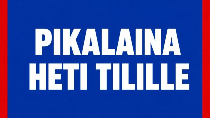 Pikalaina Heti Tilille