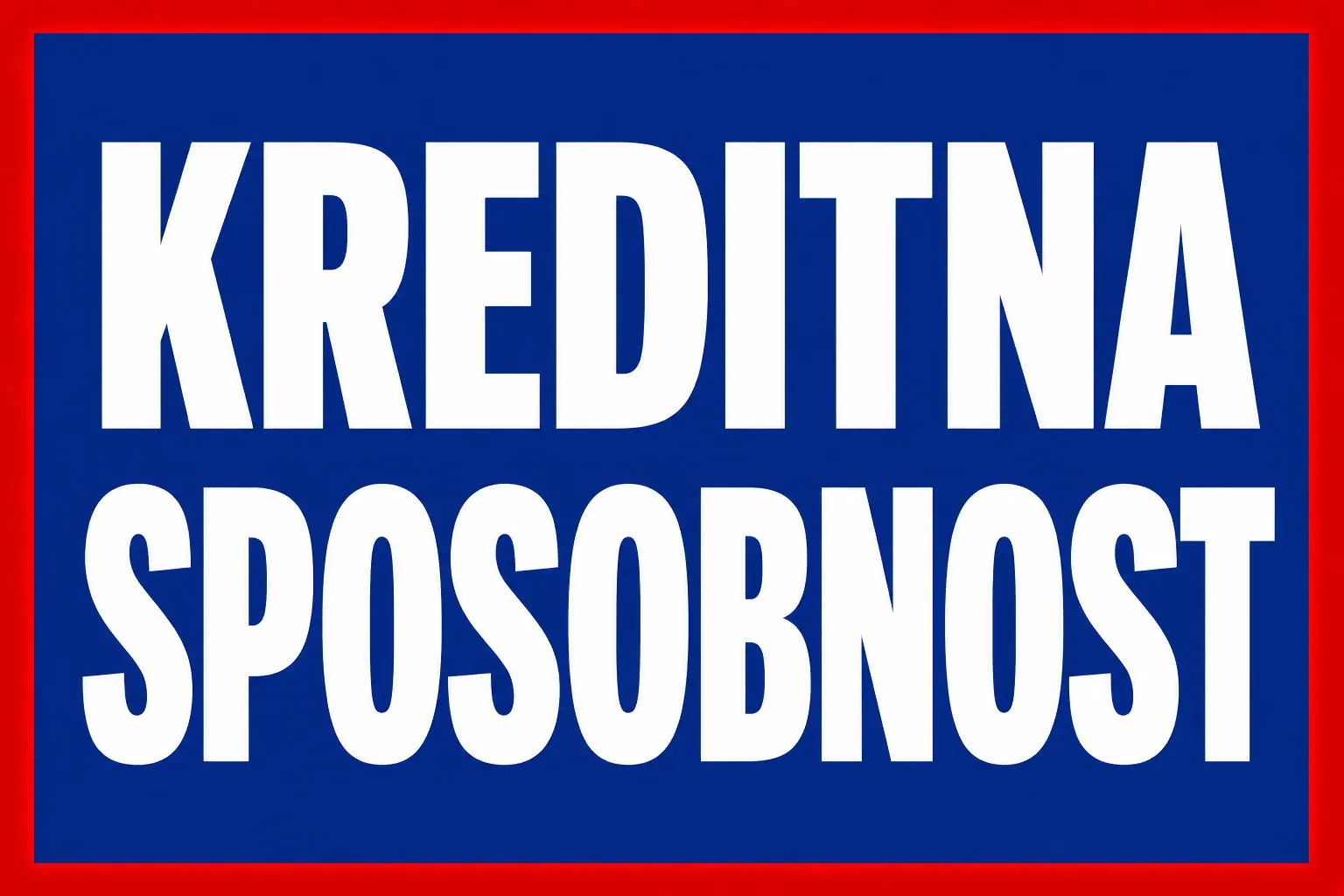 Kreditna Sposobnost