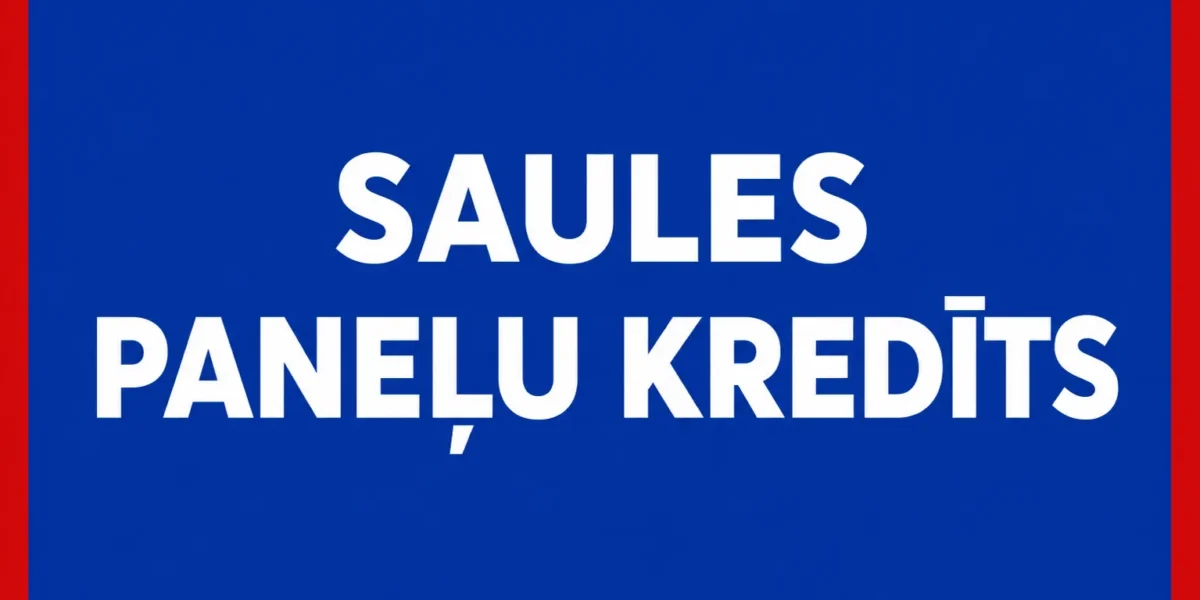 Saules paneļu kredīts