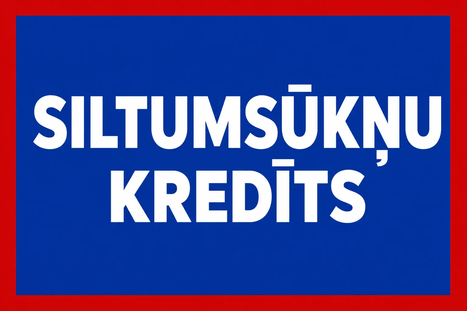 Siltumsūkņu kredīts