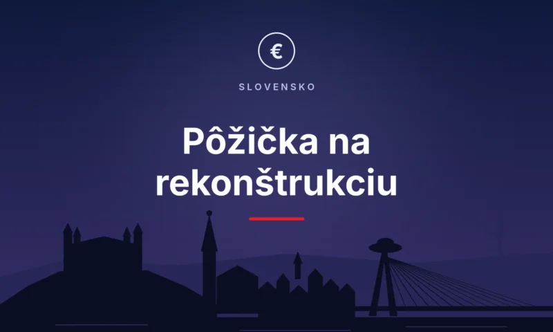 Pôžička na rekonštrukciu – silueta Bratislavy
