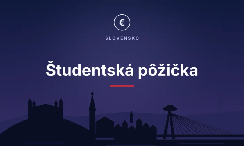 Študentská pôžička – silueta Bratislavy